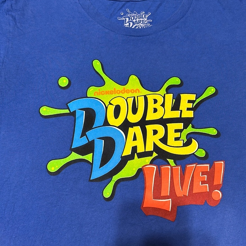 Double Dare Live! Fall Tour 2018 T-Shirt- Sz Large- Good Used Condition
